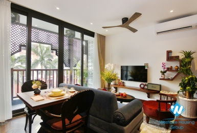 New Japanese one-bedroom apartment for rent in Hoan Kiem